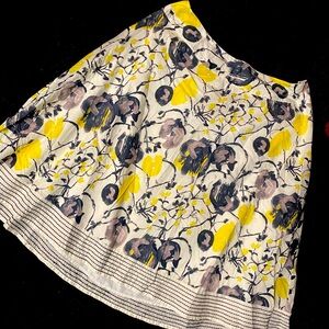 Cold water creek vintage Aline watercolor skirt